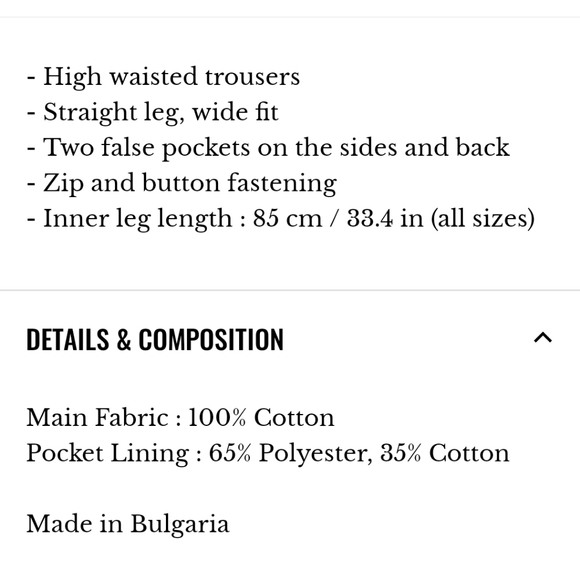 Nwt! Sezane martin trousers high waisted pied de poule - Picture 3 of 10